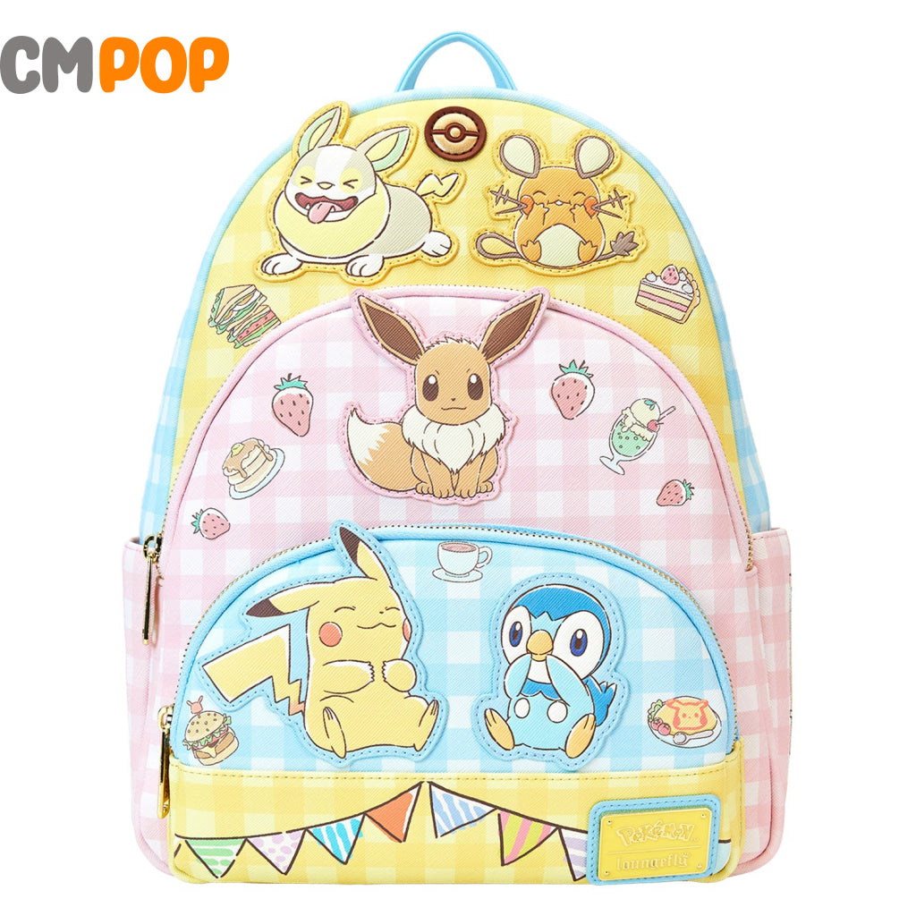 Pokémon Café Triple Pocket Backpack - Loungefly