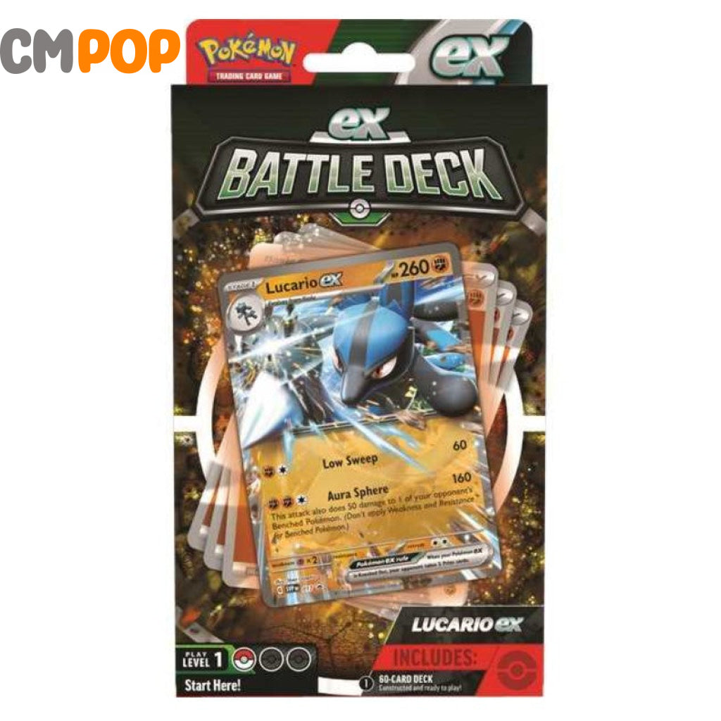 Pokémon Tcg: Lucario And Ampharos Ex Battle Deck