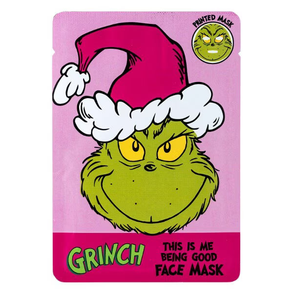 Grinch Sheet Face Mask