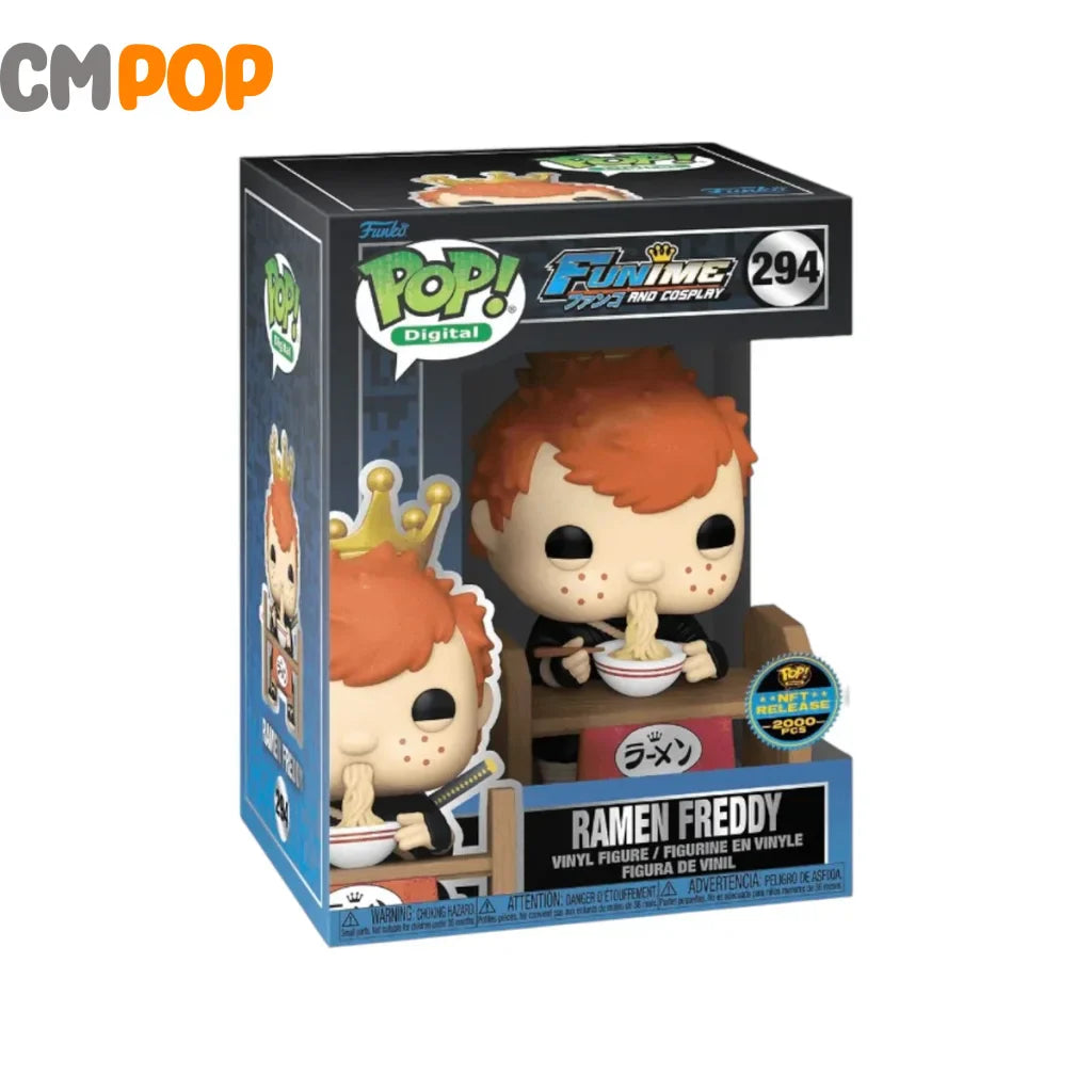Ramen Freddy - #294 - Funko Pop! - Digital - Funime and Cosplay - NFT Release 2000 PCS Funko Pop