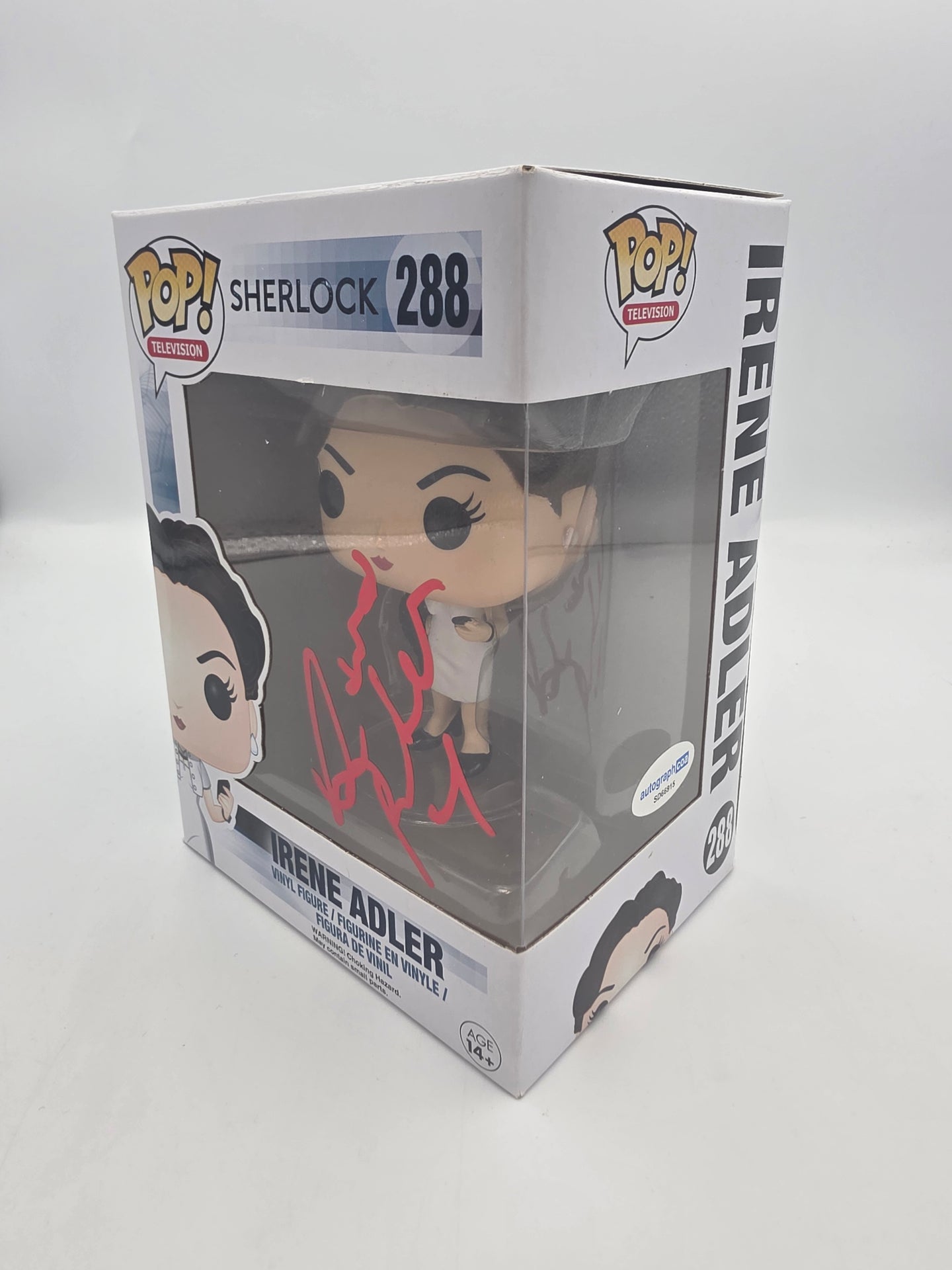 Irene Adler - #288 - Funko Pop! - Television - Sherlock - Signed By Lara Pulver  - Certified Pop