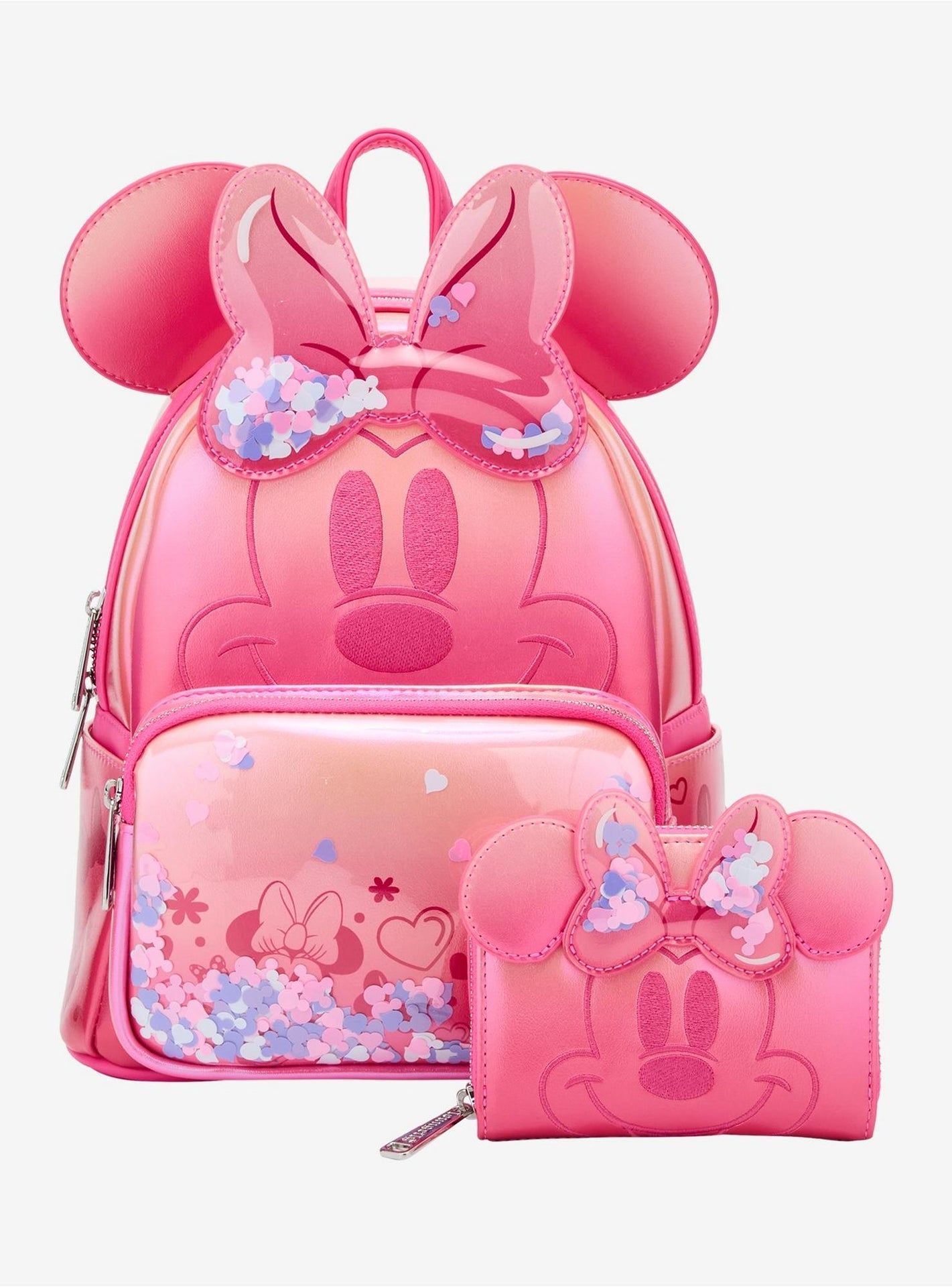 Disney Minnie Mouse Confetti Iridescent Backpack - Loungefly - CMPOP Exclusive