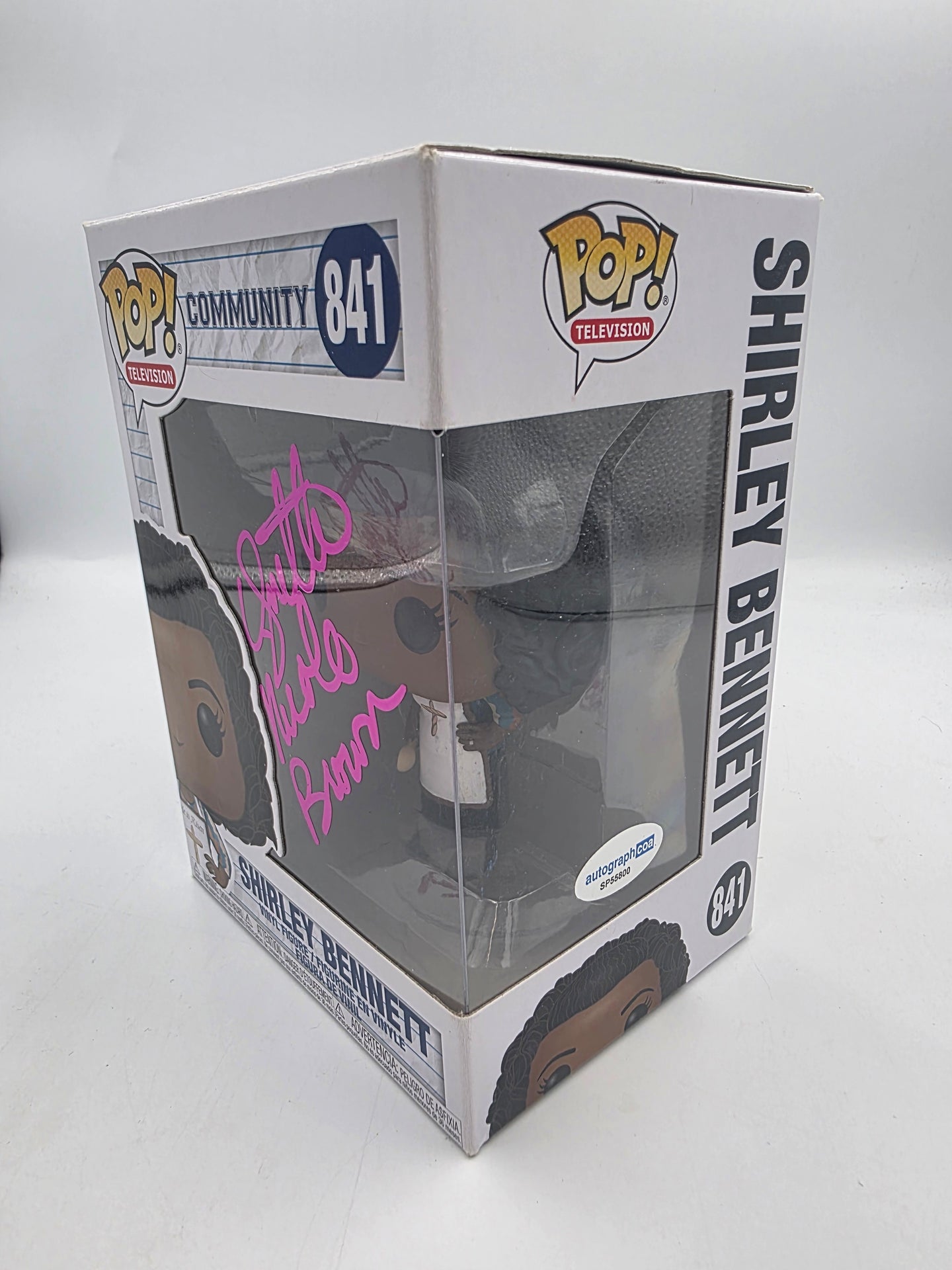 Shirley Bennett - #841 - Funko Pop! - Television - Community -  Signed By Yvette Nicole Brown - Certified Pop!