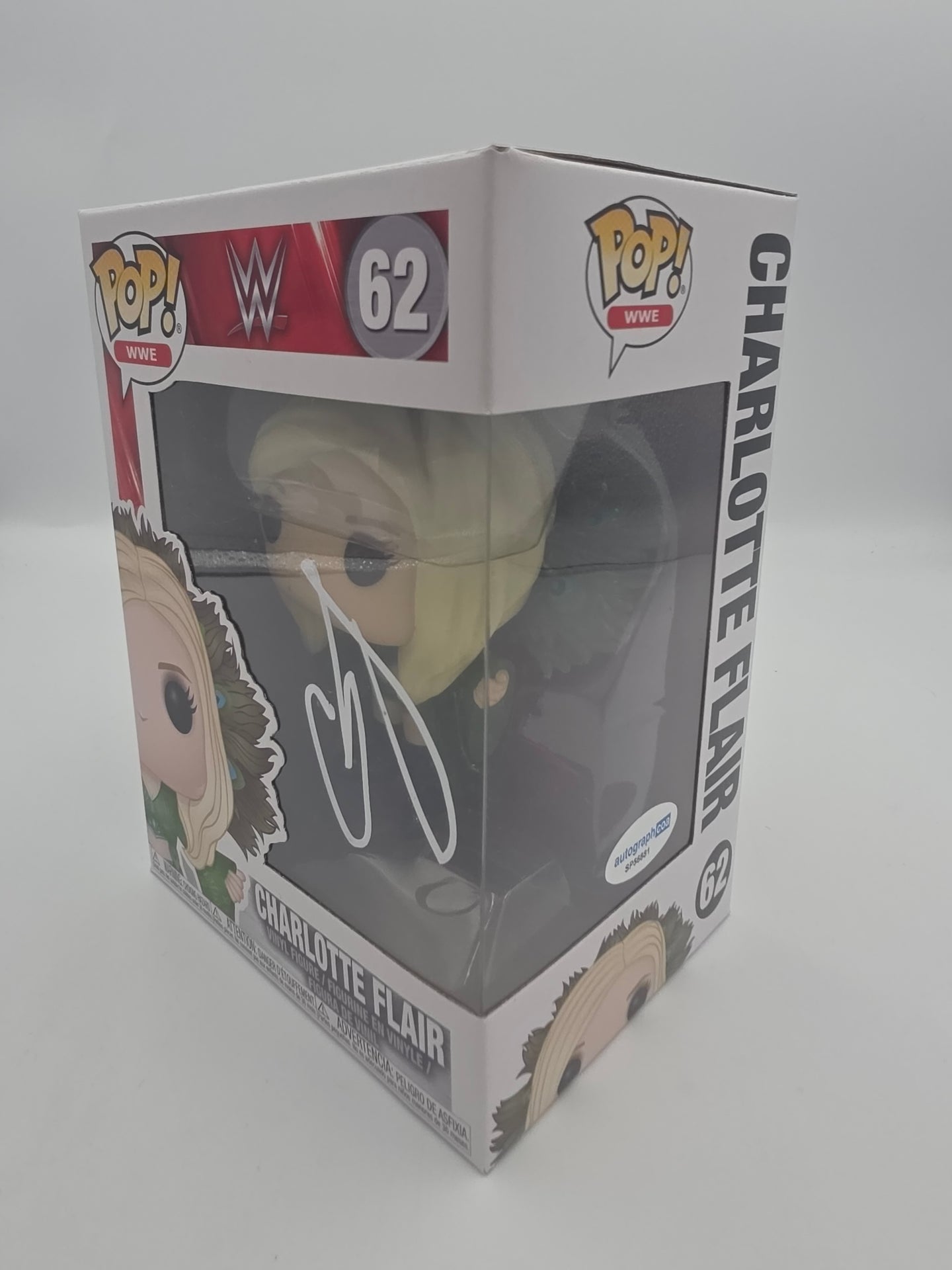 Charlotte Flair - #62 - Funko Pop! - WWE - Signed By Charlotte Flair - Autographcoa Certified