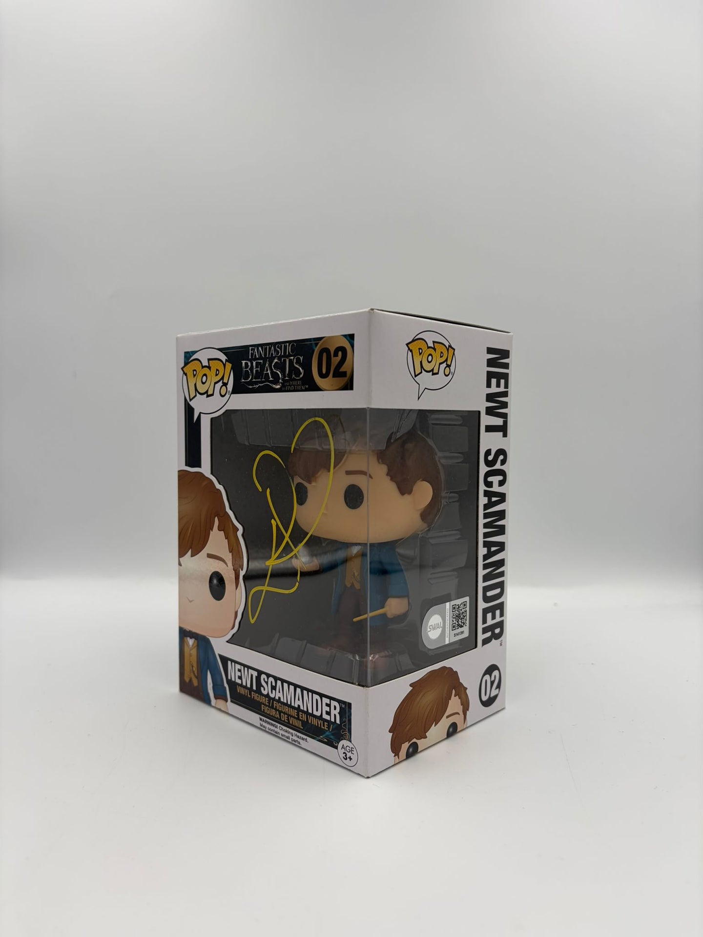 Newt Scamander - #02  - Funko Pop! - Fantastic Beats - Signed By       - Certified Pop