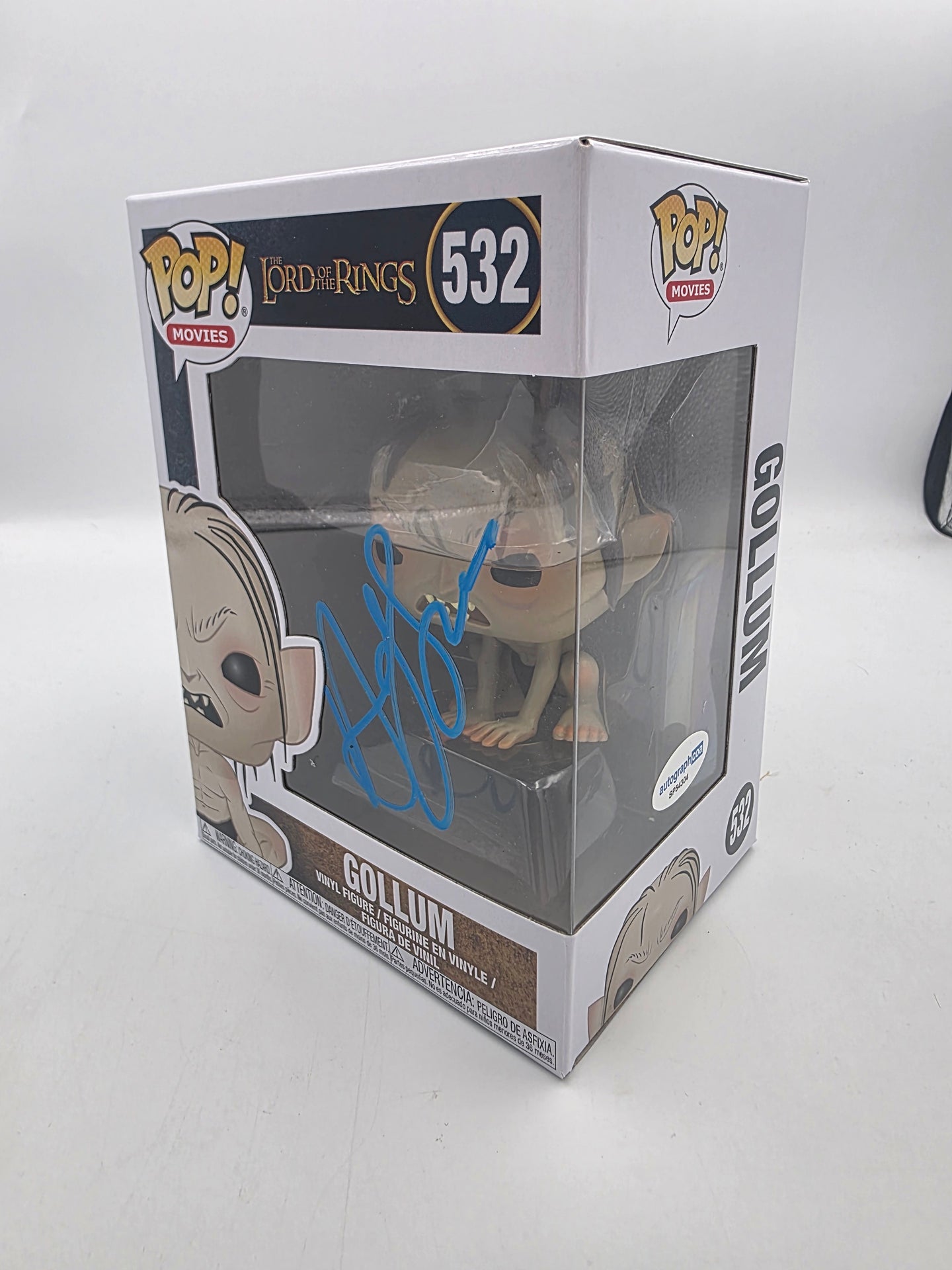 Gollum - #532 -  Lord Of The Rings - Signed By  Andy Serkis - Autographcoa Certificated