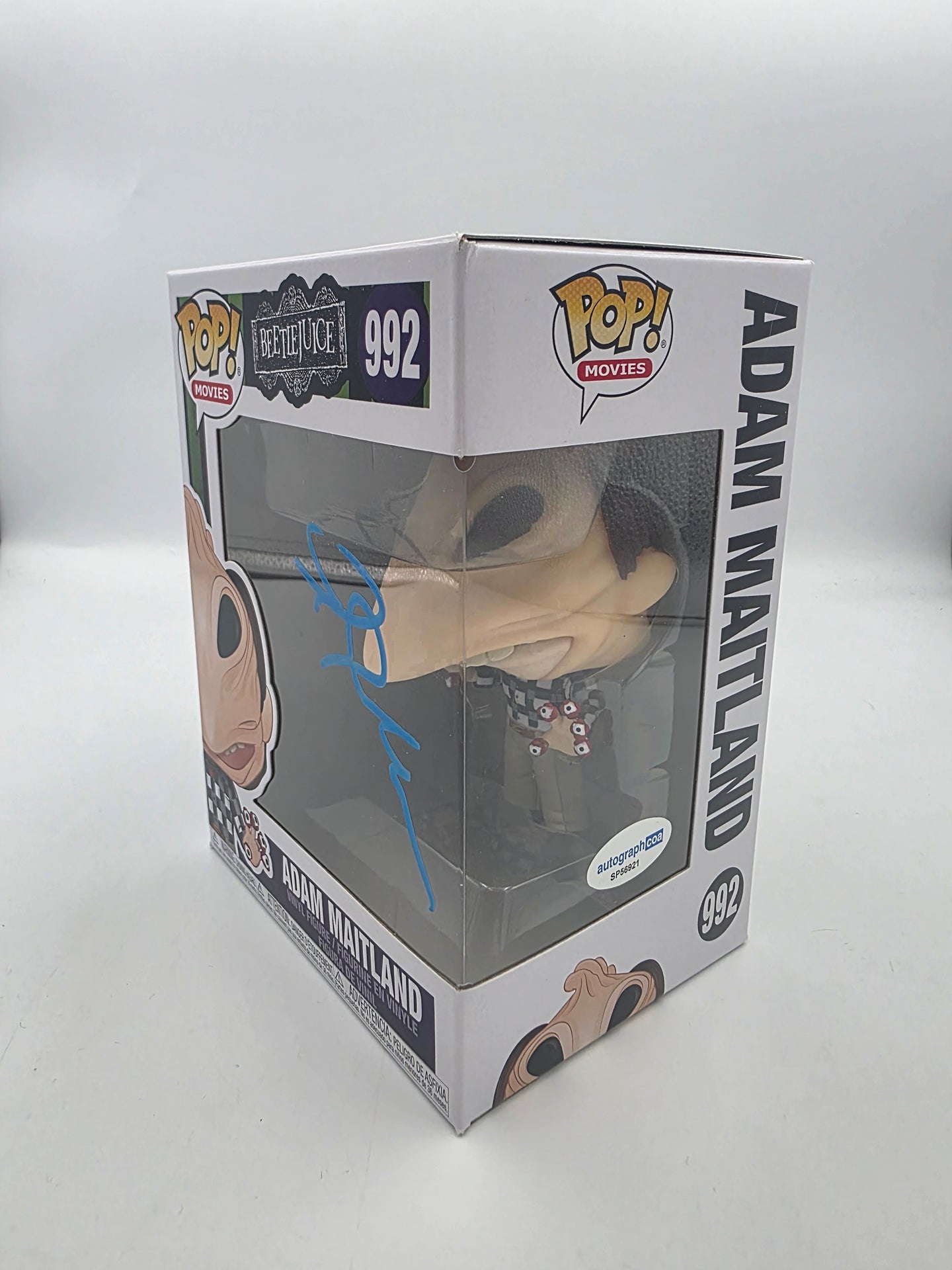 Adam Maitland - #992 - Funko Pop! - Movies - Beetlejuice - Signed by Alec Baldwin  - Certified Pop!