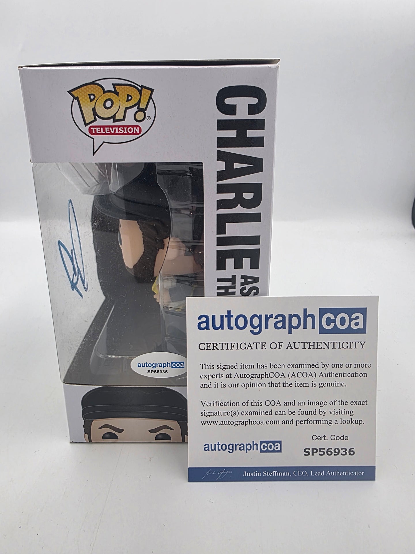Charlie Starring As The Director - #1055  - Funko Pop! - Television - Its Always Sunny in Philadelphia  - Signed By Charlie Day  - Certified Pop