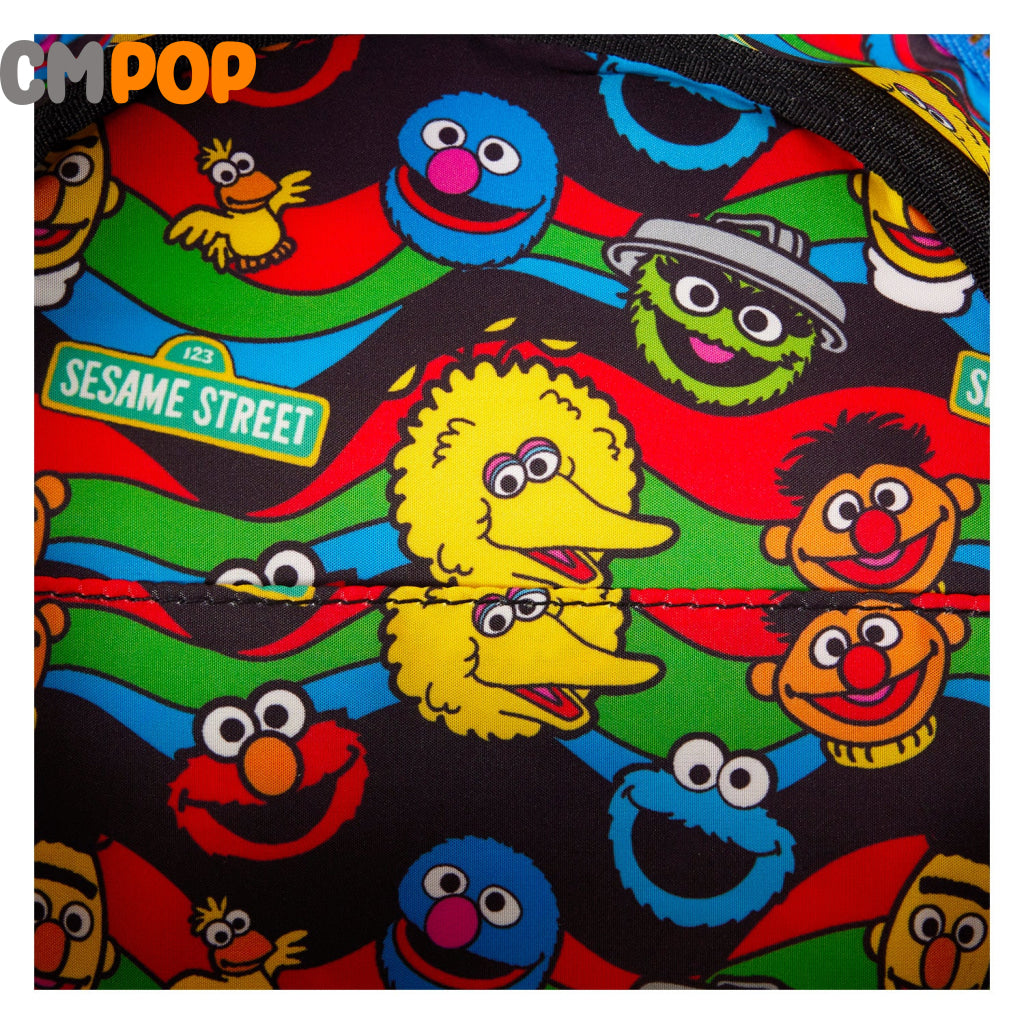 Sesame Street Cookie Monster Plush Mini Backpack - Loungefly