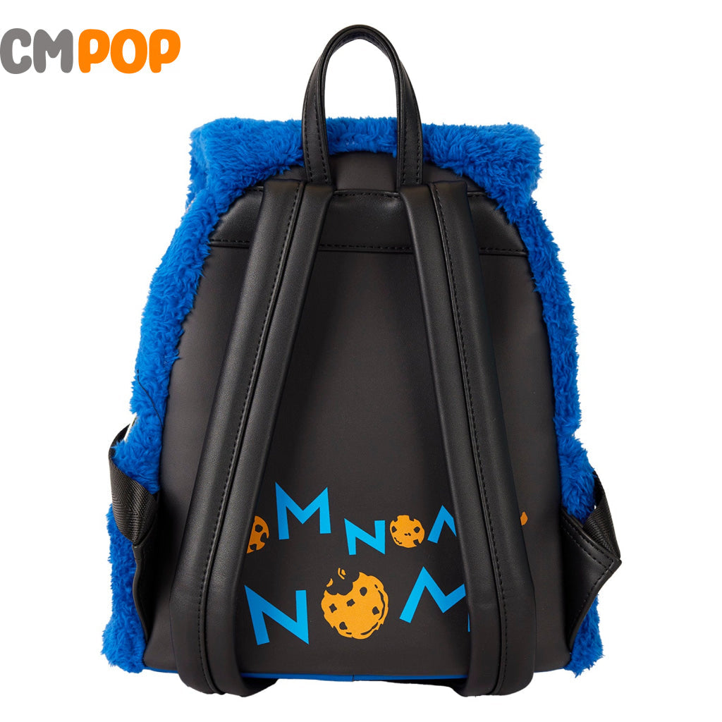 Sesame Street Cookie Monster Plush Mini Backpack - Loungefly