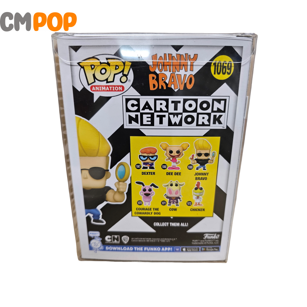 Signed Johnny Bravo Jsa Certified - #1069 Funko Pop! Cartoon Network Pop
