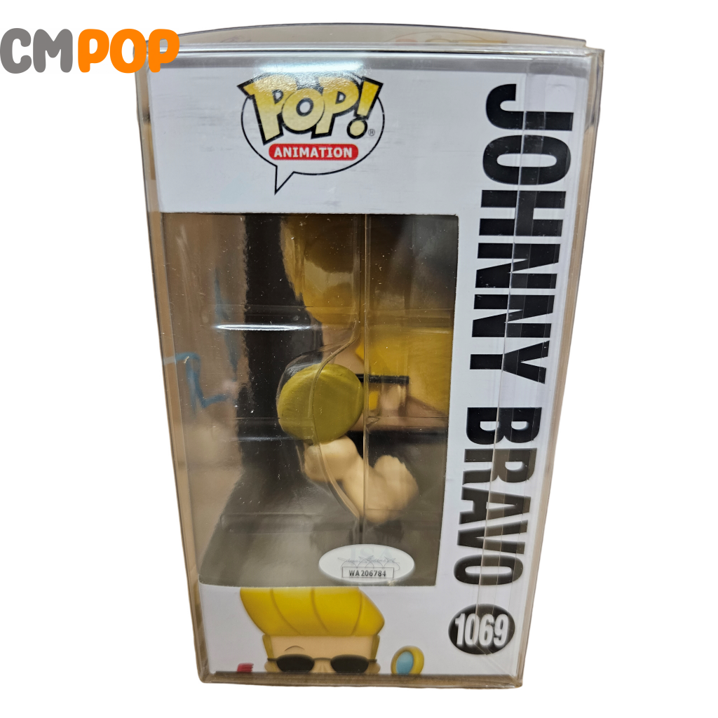 Signed Johnny Bravo Jsa Certified - #1069 Funko Pop! Cartoon Network Pop