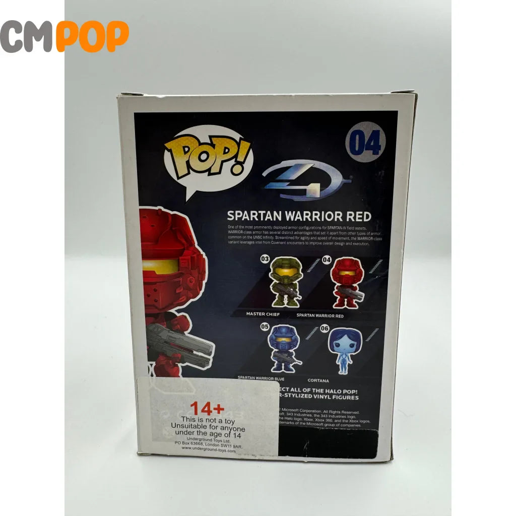 Spartan Warrior Red - #04 Funko Pop! Halo Pop