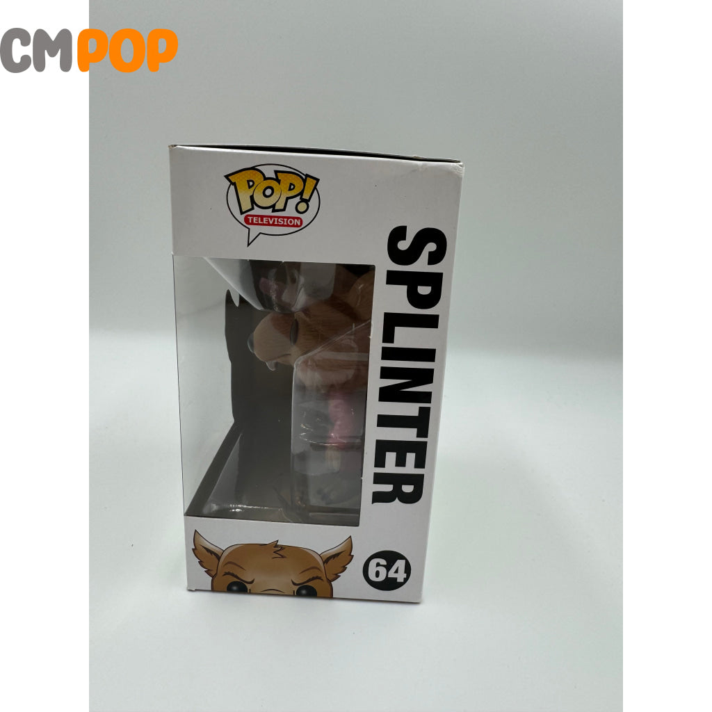 Splinter - #64 Funko Pop! Television Teenage Mutant Ninja Turtles Tmnt Pop Oob