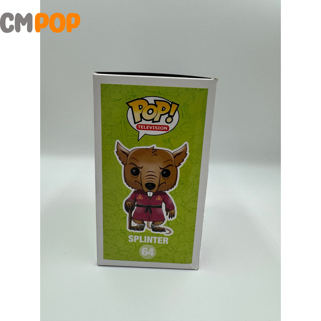 Splinter - #64 Funko Pop! Television Teenage Mutant Ninja Turtles Tmnt Pop Oob