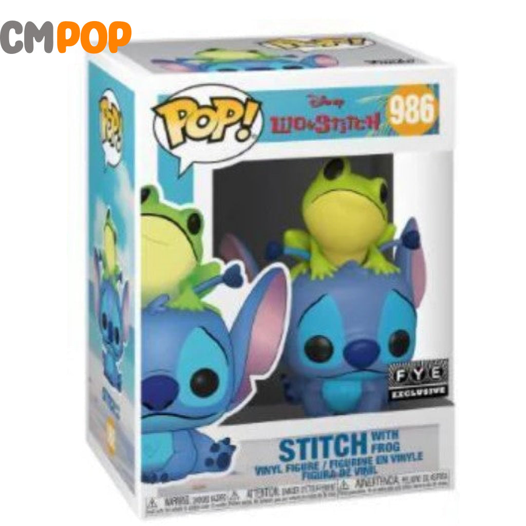 Stitch With Frog - #98 Funko Pop! Disney Lilo And Fye Exclusive Pop