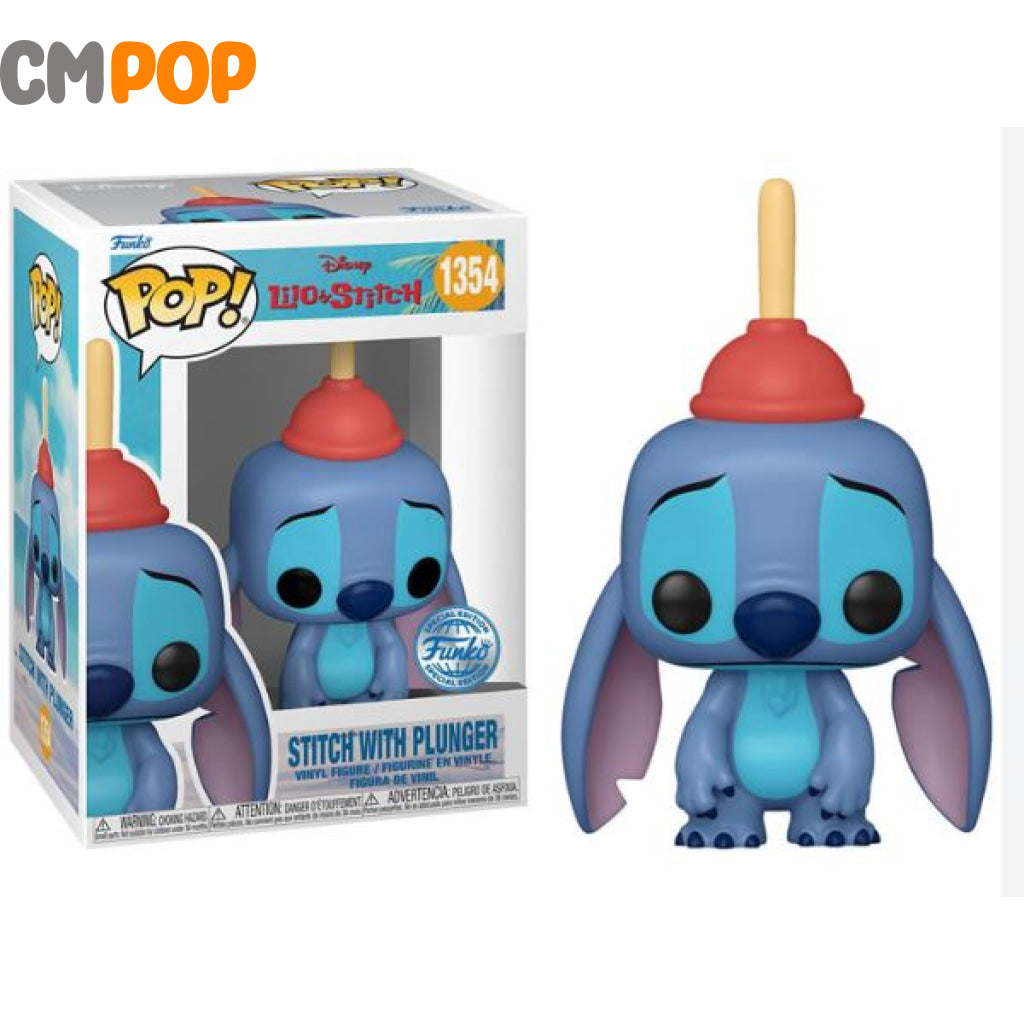 Stitch With Plunger - #1354 Funko Pop! Lilo & Disney Pop