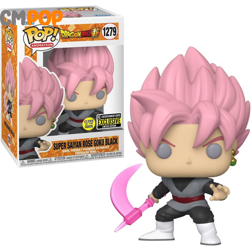 Super Saiyan Rose Goku Black - #1516- Funko Pop! - Dragon Ball Super - GITD -Entertainment Earth Exclusive Limited