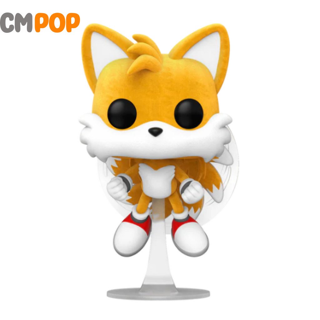 Tails (Flying) Flocked -#978 - Funko Pop! Sonic The Hedgehog Chase Exclusive Pop