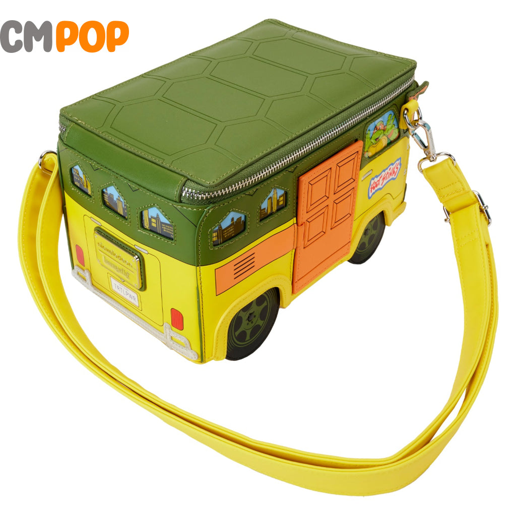 Teenage Mutant Ninja Turtles 40Th Anniversary Vintage Arcade Crossbody Bag - Tmnt Loungefly