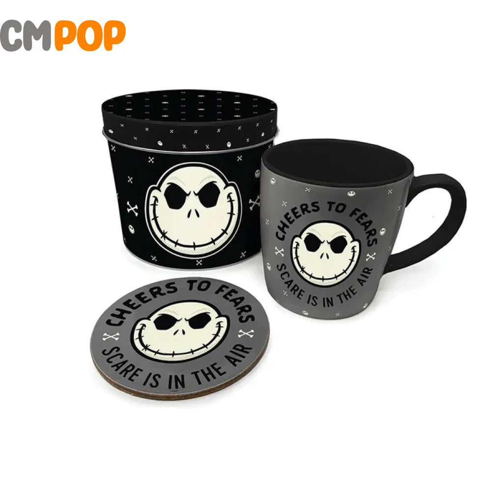 The Nightmare Before Christmas (Cheers And Fears) Mug & Coaster In Keepsake Tin Gift Set Gift Set