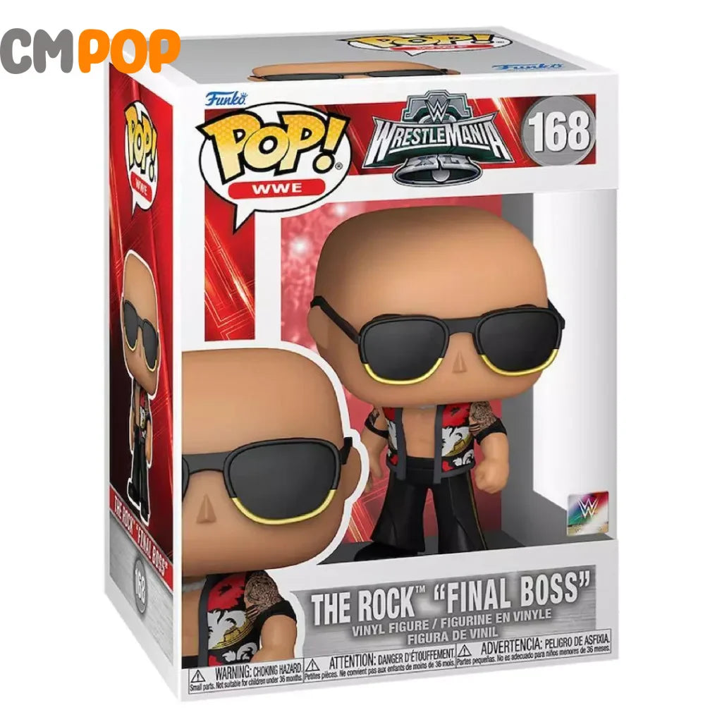 The Rock ’Final Boss’- #168 - Funko Pop! Wwe Wrestle Mania 40