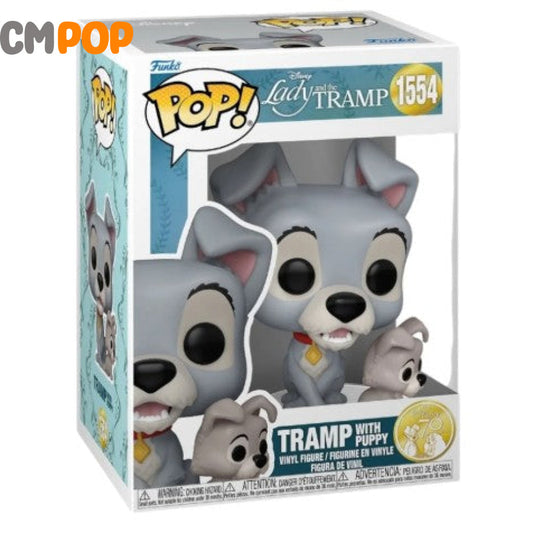 Tramp With Puppy - #1554 Funko Pop! Disney Lady And The Pre Order! Pop
