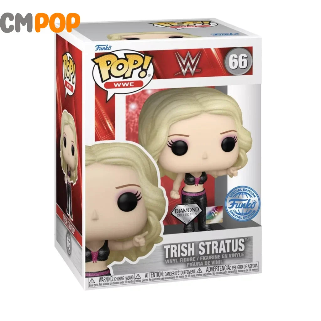 Trish Stratus - #66 - Funko Pop! - WWE - Diamond Collection - Funko Exclusive Funko Pop