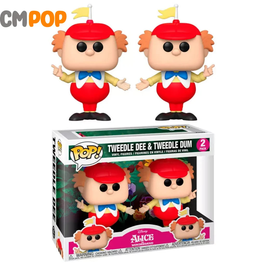 Tweedle Dee & Dum - 2 Pack Funko Pop! Alice In Wonderland Pop