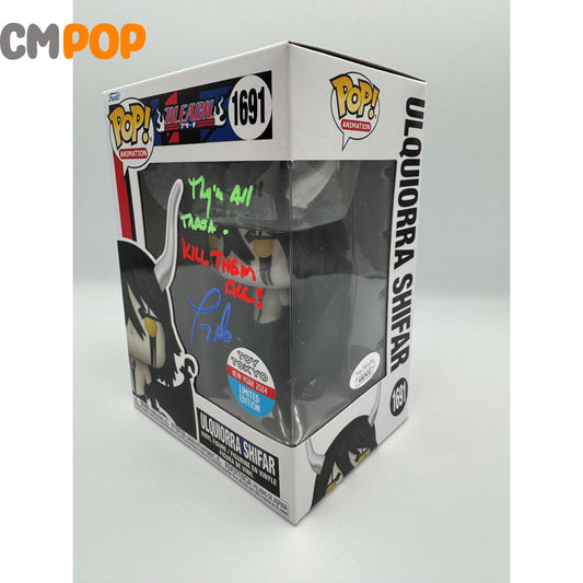 Ulquiorra Shifar - #1691 Funko Pop! Animation Bleach Toy Tokya New York 2024 Exclusive Signed By