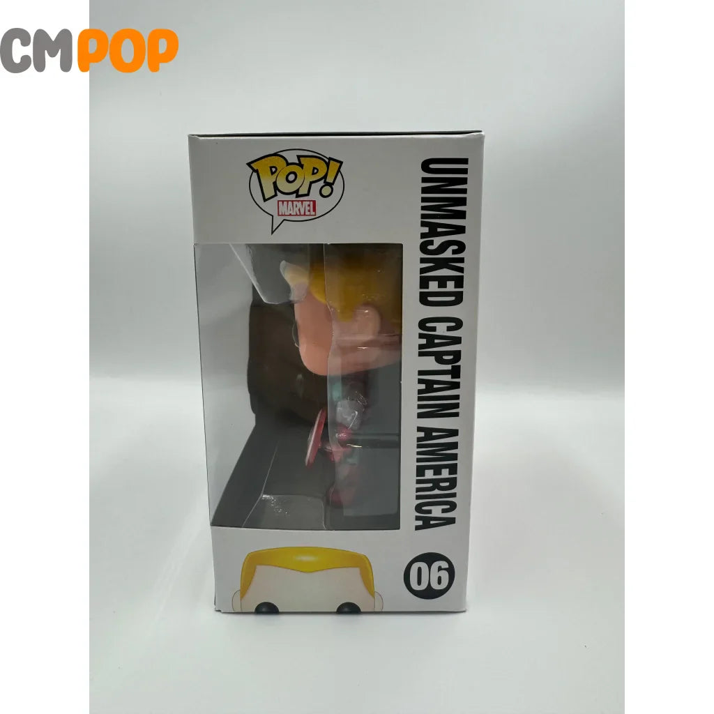 Unmasked Captain America - #06 Funko Pop! Marvel