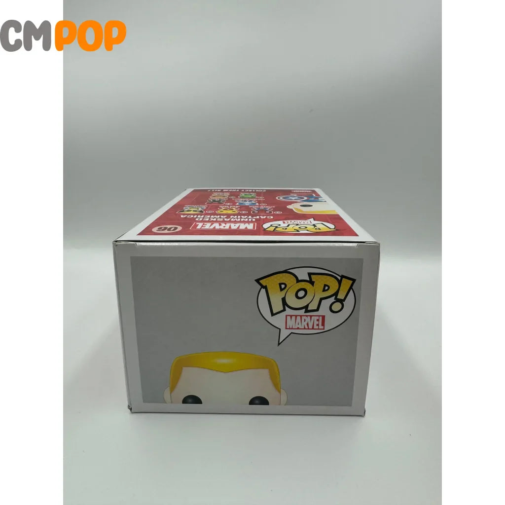 Unmasked Captain America - #06 Funko Pop! Marvel