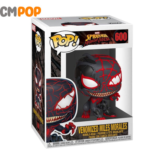 Venomized Miles Morales - #600 Funko Pop! Marvel Spiderman Maximum Venom Pop