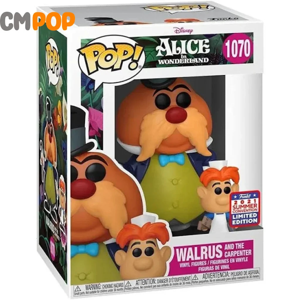Walrus And The Carpenter - #1070 Funko Pop! Alice In Wonderland 2021 Summer Convention Exclusive Pop