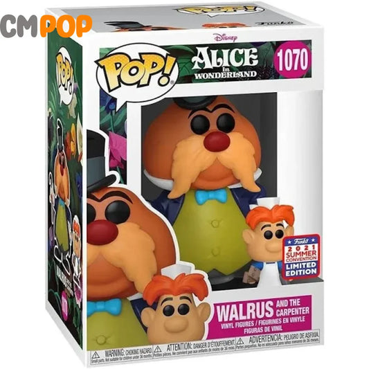 Walrus And The Carpenter - #1070 Funko Pop! Alice In Wonderland 2021 Summer Convention Exclusive Pop