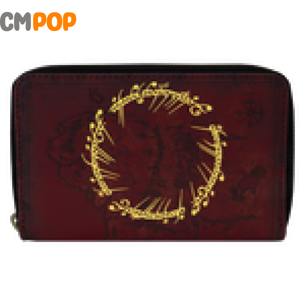 Warner Brothers Lord Of The Rings One Ring Zip Around Wallet - Loungefly