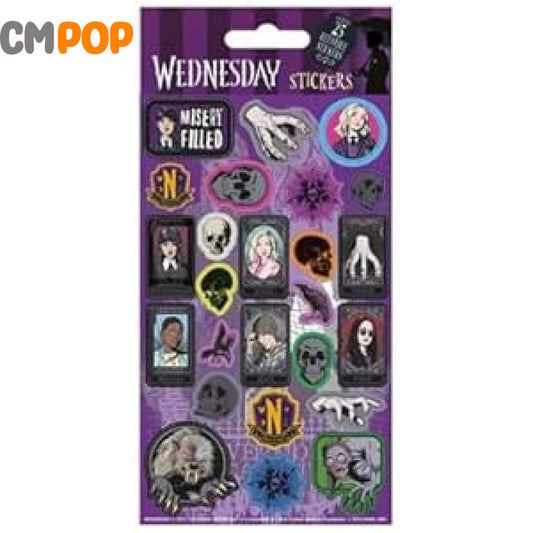 Wednesday (Team Wednesday) 25Pc Reuseable Stickers Stickers