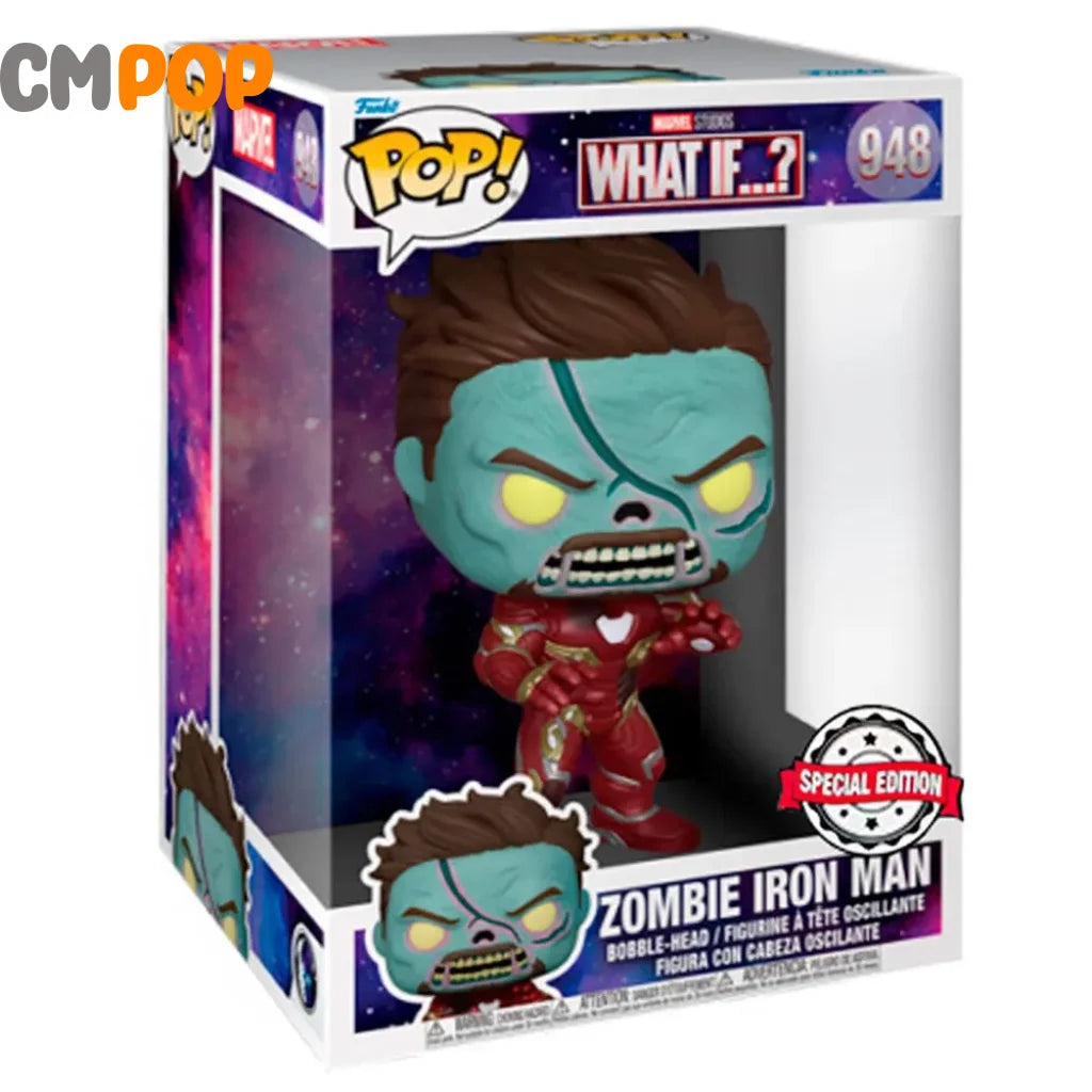 Zombie Iron Man - #948 Funko Pop! Deluxe Marvel What If...? Special Edition Pop